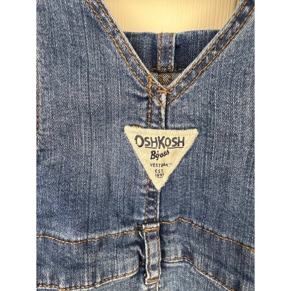 OshKosh Denim Overalls Fringe Hem - Picture 6 of 12